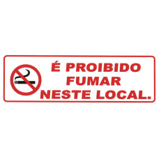 Cartaz proibido fumar